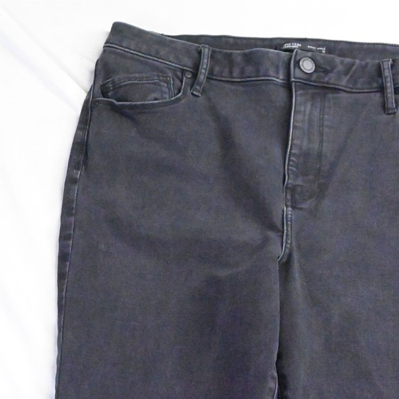 Simply Vera by Vera Wang‎ 16 Skinny Ankle Zipper Black Stretch Denim Jeans - Picture 2 of 7